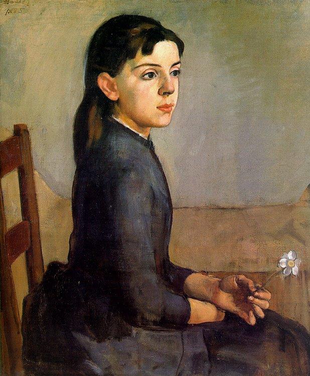 Ferdinand Hodler Portrait of Louise-Delphine Duchosal oil painting picture